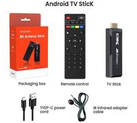 TV box multimedia M8 PRO Android 12.1 tv stick Media streamer Décodeur 2+16G 5G WIFI HD