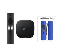 TV Box S 3e Génération 4K Ultra HD Bluetooth 5.2 Wifi6 32 Go, Compatible Avec Xiaomi, ROM Assistant Smart Media Player(Add Black Cover)