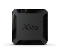 TV Box X96Q 2Go + 16Go Android 10.0 Smart TV Box Chipset H313 Quad-Core A53 64 Bits, H265 4K 60FPS, HDR, Netflix, 4K 60fps