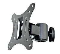 TV Bracket, Support Mural for Moniteur de Mouvement Complet 10"-27" 15 kg, Support de Tuyau pivotant inclinable, VESA 50/75/100 × 100 mm,Parts