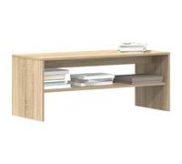 vidaXL Meuble TV Chêne fumé 80 x 30 x 40 cm Bois d'ingénierie