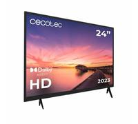 Cecotec Téléviseur TV 0 Series 0024, Écran 24 Pouces, HD, Résolution Images et Vidéos optimale, Système Dolby, Mémoire Flash, Connectivité avec 3 Ports HDMI et 1 Port USB, Télécommande, Classe E