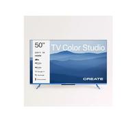 TV COLOR STUDIO - Téléviseur intelligent QLED 4K avec écran antireflet et cadre de couleur - Bleu cobalt