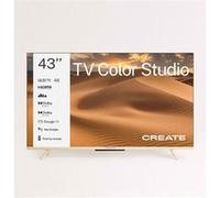 TV COLOR STUDIO - Téléviseur intelligent QLED 4K avec écran antireflet et cadre de couleur - Sable Sable G