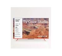 TV COLOR STUDIO - Téléviseur intelligent QLED 4K avec écran antireflet et cadre de couleur - Terracotta