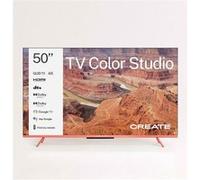 TV COLOR STUDIO 50" - Téléviseur Intelligent QLED 4K Avec Écran Antireflet Et Cadre De Couleur Terracotta