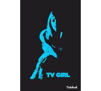 TV Girl Blue Silhouete Indie Band Art Notebook: Portable Writing Book for Casual Journaling