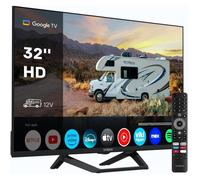 TV HD 32"" (80 cm) - STRONG - Google TV - Wifi - Bluetooth - Chromecast - 12V Caravane, Camping-Car - HDR - 3 Tuners- 2 HDMI(ARC)+USB