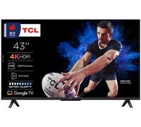 TV HDR Tcl 43P69K 109 cm 4K UHD 2025 Aluminium brossé CD