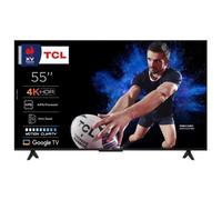 TV HDR Tcl 55P69K 140 cm 4K UHD 2025 Aluminium brossé