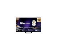 TV Hisense 85U7S Pro 2026 Mini LED QLED 4K Smart 165 Hz Dolby Vision Gaming 85 pouces Gris Noir
