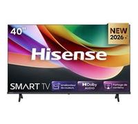 Hisense 40A4S Smart TV 2026 LED 40" (102 cm) Full HD Noir | VIDAA OS, Dolby Audio & DTS Virtual:X HD, Mode Jeu, WiFi, Bluetooth, Design sans Bords
