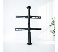 TV LCD 360 Degrés Cadre Rotatif Support De Sol Cloison De Séparation Support Rotatif Meuble TV Rotatif Base, Support De Plafond TV Pivotant À Inclinaison Réglable(200-295cm)