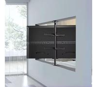 TV LCD 360 Degrés Cadre Rotatif Support De Sol Cloison De Séparation Support Rotatif Meuble TV Rotatif Base, Support De Plafond TV Pivotant À Inclinaison Réglable(200-295cm)