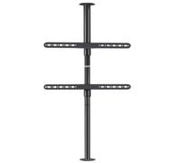 TV LCD 360 Degrés Cadre Rotatif Support De Sol Cloison De Séparation Support Rotatif Meuble TV Rotatif Base, Support De Plafond TV Pivotant À Inclinaison Réglable(200-295cm)