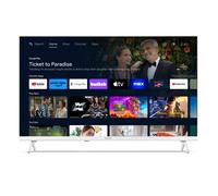 SHARP Téléviseur Android TV HDR sans cadre Blanc 32 pouces