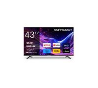 SCHNEIDER - 43A1 - Téléviseur QLED 43""(109cm) - Smart Vidaa - HDMIx3 - 3840 x 2160 pix - 4K UHD
