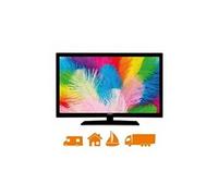ANTARION Téléviseur LED 21,5" (54 cm) Full HD 12V DVB-T2 pour camping-car, bateau, camion