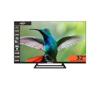 TV LED, 32 ", HD, Ready Frameless, DVB-T2/S2 HEVC Main 10, Dolby Digital Plus, 3 HDMI, 2 USB, CI+, mode hôtel, commande parentale, certifié tivùsat