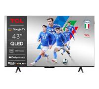 TCL TV QLED 43P79K 43'' 4K Google TV HDR Dolby Vision HDR10+ Dolby Atmos Aluminium brossé