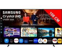 Samsung TV Crystal UHD 43" U7005F 2025, 4K, Smart TV