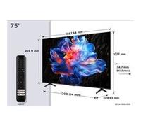 TCL 75P69K TV 190,5 cm (75") 4K Ultra HD Smart TV Wifi Noir