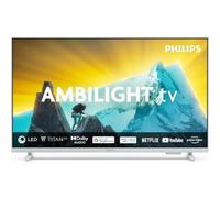 TV LED Ambilight Philips 32PFS6939 80 cm Full HD Blanc mat