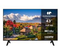 TV LED CONTINENTAL EDISON CELED43FHD26B6 43'' (109 cm) - FHD - Dalle LED - 3 HDMI - 2 USB - Noir