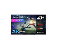 TV LED Full HD 43 Pouces (109cm) 43FV02V Smart TV VIDAA - Molotov, Netflix, Prime Video, Youtube, Plex - 3xHDMI - 2xUSB - Mode Hotel