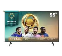 Hisense Smart TV 55" 4K Ultra HD 2025 55A6Q, Smart TV VIDAA U8, Dolby Vision, HDR 10, Game Mode Plus, Alexa Built-in, VIDAA Voice, Tuner DVB-T2/S2 HEVC 10, Lativu 4K, 55'', 2025 LED