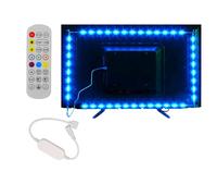 TV LED Strip Set WiFi Controller avec télécommande, DC5V, 5050 + 2835 RGB + WW, 60 SMD, IP20. Conçu pour : éclairage décoratif et ambiant.