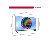 THOMSON 32'' (80 cm) QLED - Google TV (Android 11) - Youtube, Prime Video - 32QG4S14-2024