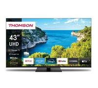 Thomson Téléviseur LED 43 4K UHD – Smart TV Google TV – Garantie 3 ans