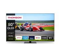 Thomson Google TV 50" QLED Pro avec pied central rotatif, 144Hz 127cm 2024