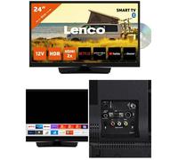 TV LENCO LECTEUR DVD Bluetooth 12V LED HD 24¿ DVB-T, DVB-C Smart TV Android-Netflix, Disney+, Amazon Prime, Apple TV, Google Play