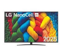 LG Téléviseur 75NANO81A6A 75" (189 cm) 4K NanoCell AI Smart TV