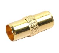 TV M TO M ADAPTOR | Connexion signal RF coaxial, antenne satellite TV, fixation filetée, adaptateur plug & play