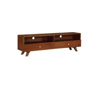 Vidaxl Meuble Tv Bois De Récupération Solide 140x30x40 Cm Marron