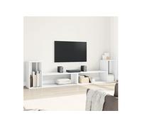 Meuble TV avec stockage Bois d'ingénierie Centre de divertissement vidaXL vidaXL