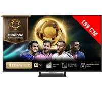Hisense U7Q PRO 75U7Q PRO 190,5 cm (75") 4K Ultra HD Smart TV Wifi Noir 500 cd/m²