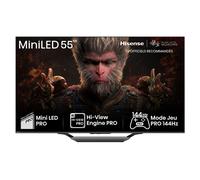 TV Mini LED QLED Hisense 55U79NQ 140 cm 4K UHD 2024 Gris anthracite