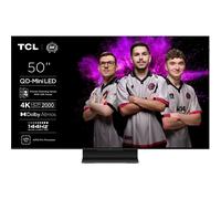 TCL C79K 50C79K TV 127 cm (50") 4K Ultra HD Smart TV Wifi Métallique 2000 cd/m²