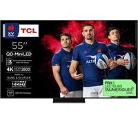 TV QD-Mini LED Tcl 55C89K 138 cm 4K UHD 2025 Aluminium brossé CD