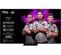 TV QD Mini LED Pro Tcl 75C79K 191 cm 4K UHD 2025 Aluminium brossé