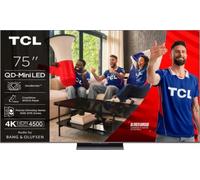 TCL Téléviseur 75C89K QD Mini LED 189 cm 4K UHD 2025 Aluminium brossé