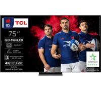 TV QD-Mini LED Tcl 75C89K 189 cm 4K UHD 2025 Aluminium brossé CD