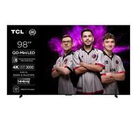 TV QD-Mini LED Pro Tcl 98C79K 249 cm 4K UHD 2025 Aluminium brossé CD