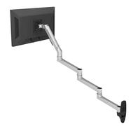 TV Mount, Ressort mécanique en Aluminium 17 "-32" Support de Montage Mural for Moniteur TV Bras Long supplémentaire à 4 Sections Rotation complète 3-6kg,Parts(Silver)