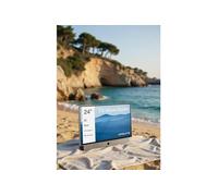 TV MOVE STUDIO - Téléviseur intelligent portable 24' avec batterie et écran antireflet - Blanc Blanc G