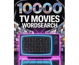 TV Movies Word Search - 10,000 Words: Large Print • Hard Difficulty • All Genres: Comedy, Drama, Thriller, Sci-Fi, Romance, Mystery, Music, Family, Documentary, Crime, Adventure, Action